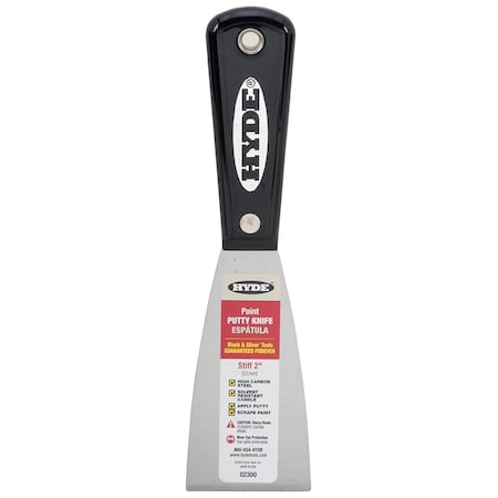 Hyde 2 in. Bs Hcs Stiff Putty Knife 02300 2300